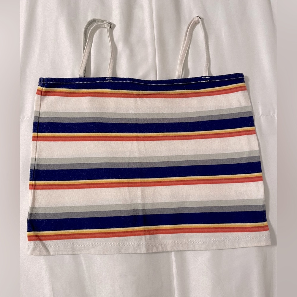 “Others Follow” size S striped crop top